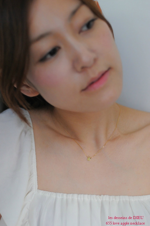 レデッサンドゥデュー 655 ラヴ　アップル ネックレス 18金,les desseins de DIEU LOVE Apple Necklace K18
