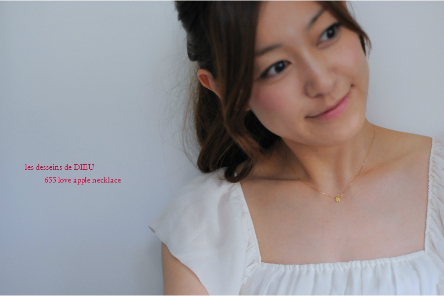 レデッサンドゥデュー 655 ラヴ　アップル ネックレス 18金,les desseins de DIEU LOVE Apple Necklace K18