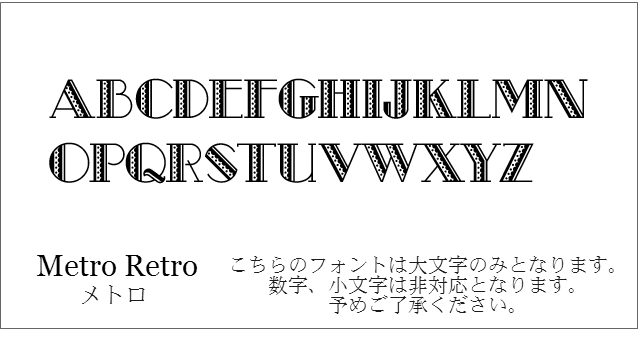 ピナコテーカ イニシャルネックレス フォント メトロ Metoro ETORO 可愛い文字のイニシャルネックレス