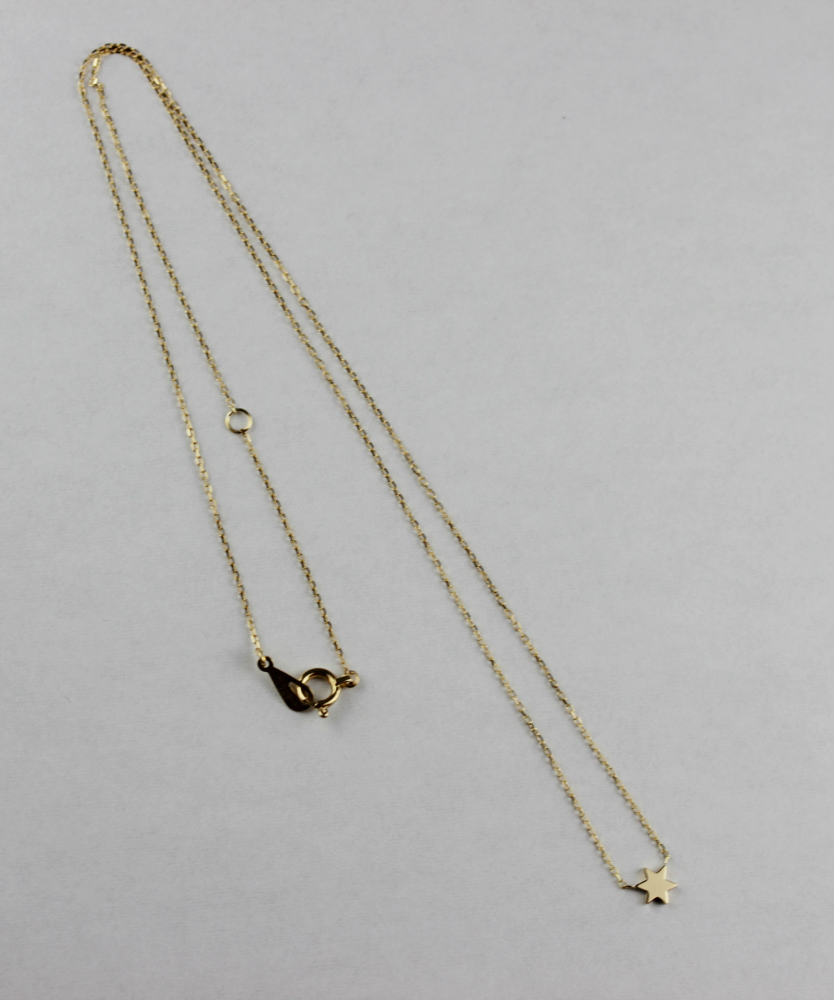 レデッサンドゥデュー 400 六芒星 ロクボウセイ ヘキサグラム ネックレス 18金,les desseins de DIEU Hexagram Necklace K18