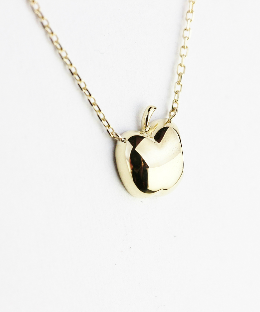 レデッサンドゥデュー572 パフ アップル ダイヤモンド ネックレス18金,les desseins de DIEU Puffed Apple Diamond Necklace K18