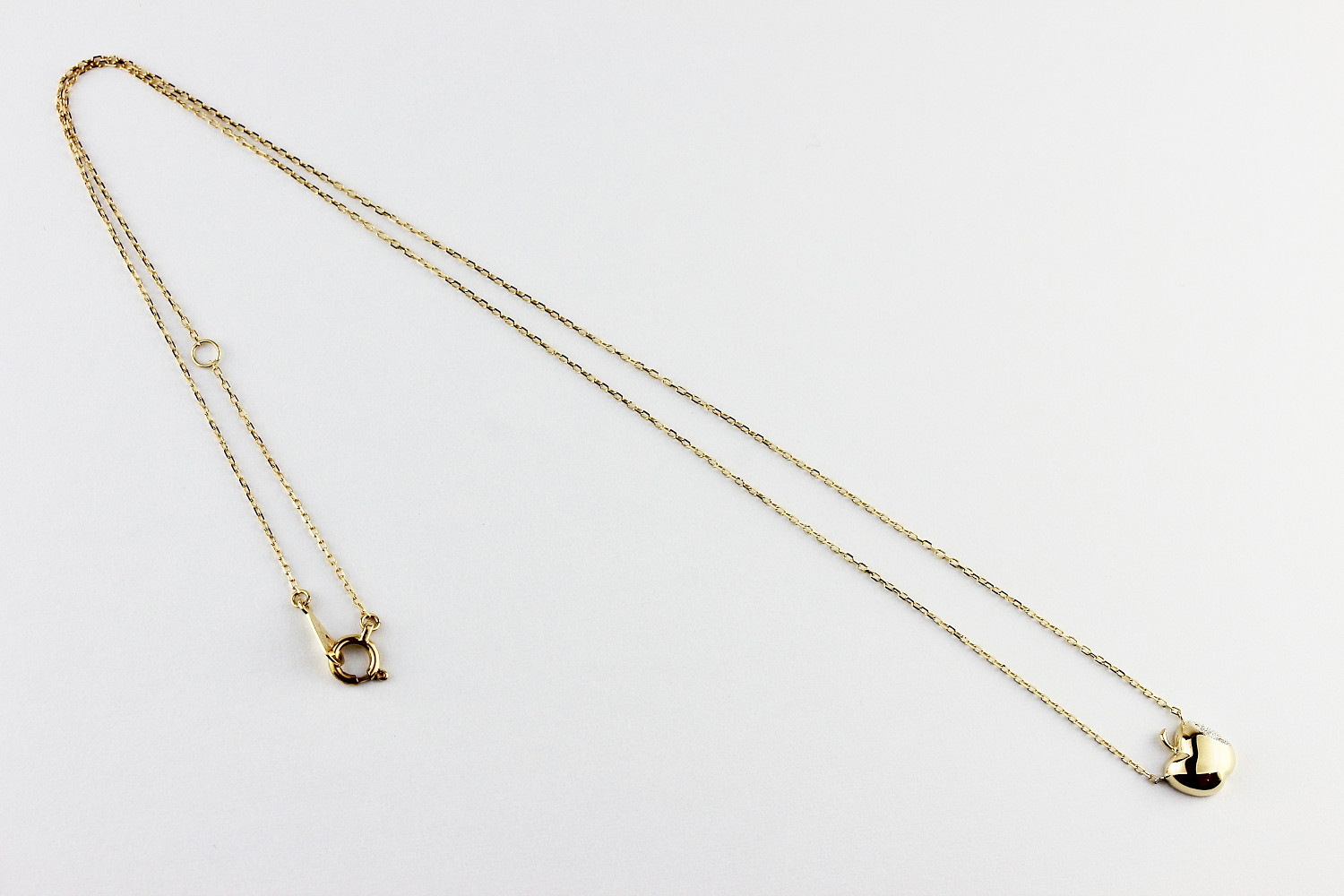 レデッサンドゥデュー572 パフ アップル ダイヤモンド ネックレス18金,les desseins de DIEU Puffed Apple Diamond Necklace K18