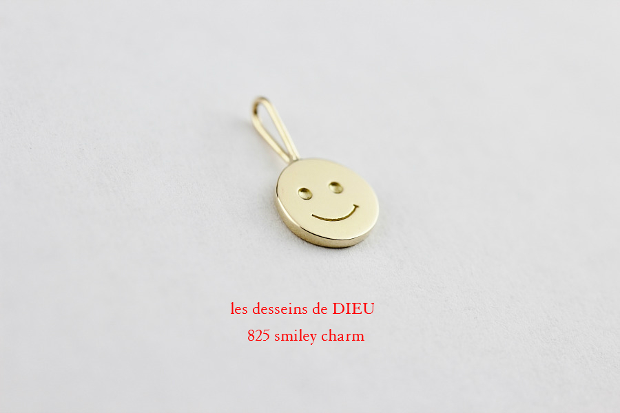 レデッサンドゥデュー 825 スマイル にこちゃん 華奢チャーム 18金,les desseins de DIEU Smile Charm K18