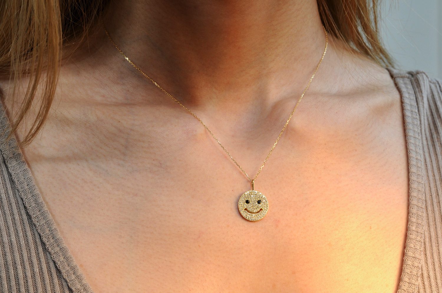 レデッサンドゥデュー 948 スマイル ダイヤモンド ニコちゃん チャーム 18金,les desseins de DIEU Smile Diamond Charm K18