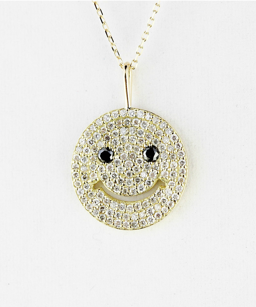 レデッサンドゥデュー 948 スマイル ダイヤモンド ニコちゃん チャーム 18金,les desseins de DIEU Smile Diamond Charm K18