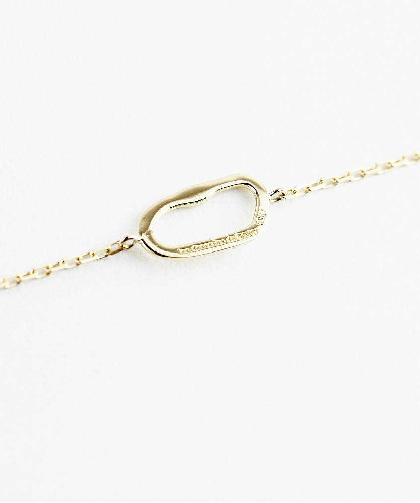 レデッサンドゥデュー 954 アブストラクト 華奢ブレスレット 抽象的 18金,les desseins de DIEU Abstract Bracelet K18
