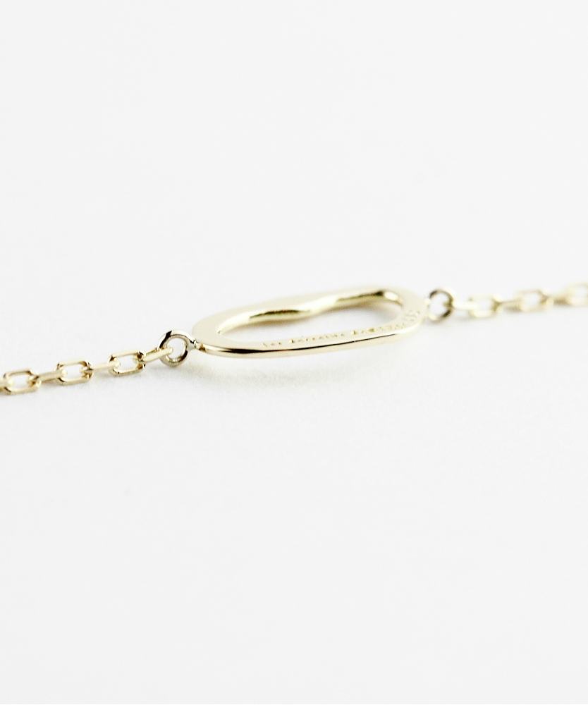 レデッサンドゥデュー 954 アブストラクト 華奢ブレスレット 抽象的 18金,les desseins de DIEU Abstract Bracelet K18