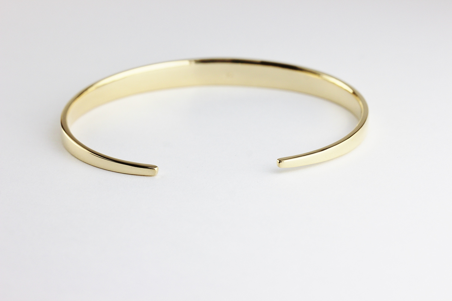 レデッサンドゥデュー 955 グロッシー ゴールド グラデーション バングル 18金,les desseins de DIEU Glossy Gold Gradation Bangle K18