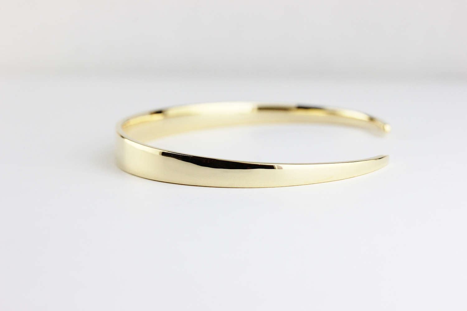 レデッサンドゥデュー 955 グロッシー ゴールド グラデーション バングル 18金,les desseins de DIEU Glossy Gold Gradation Bangle K18