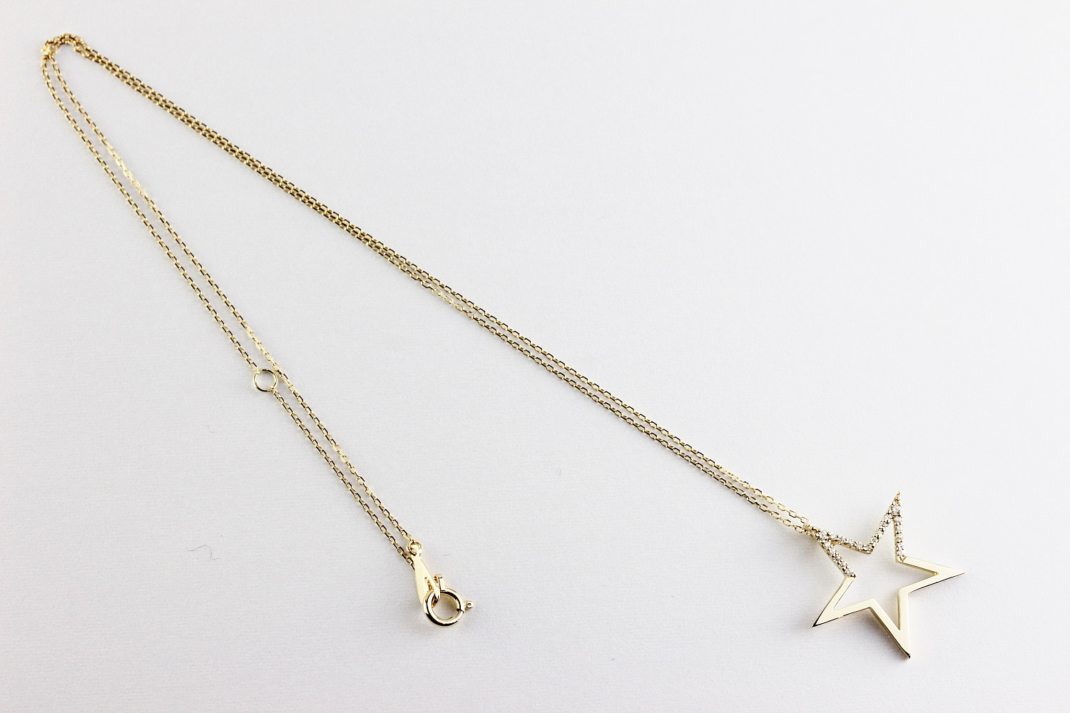 レデッサンドゥデュー 957 スターリーナイト スター ネックレス 18金,les desseins de DIEU Starry Night Star Necklace K18