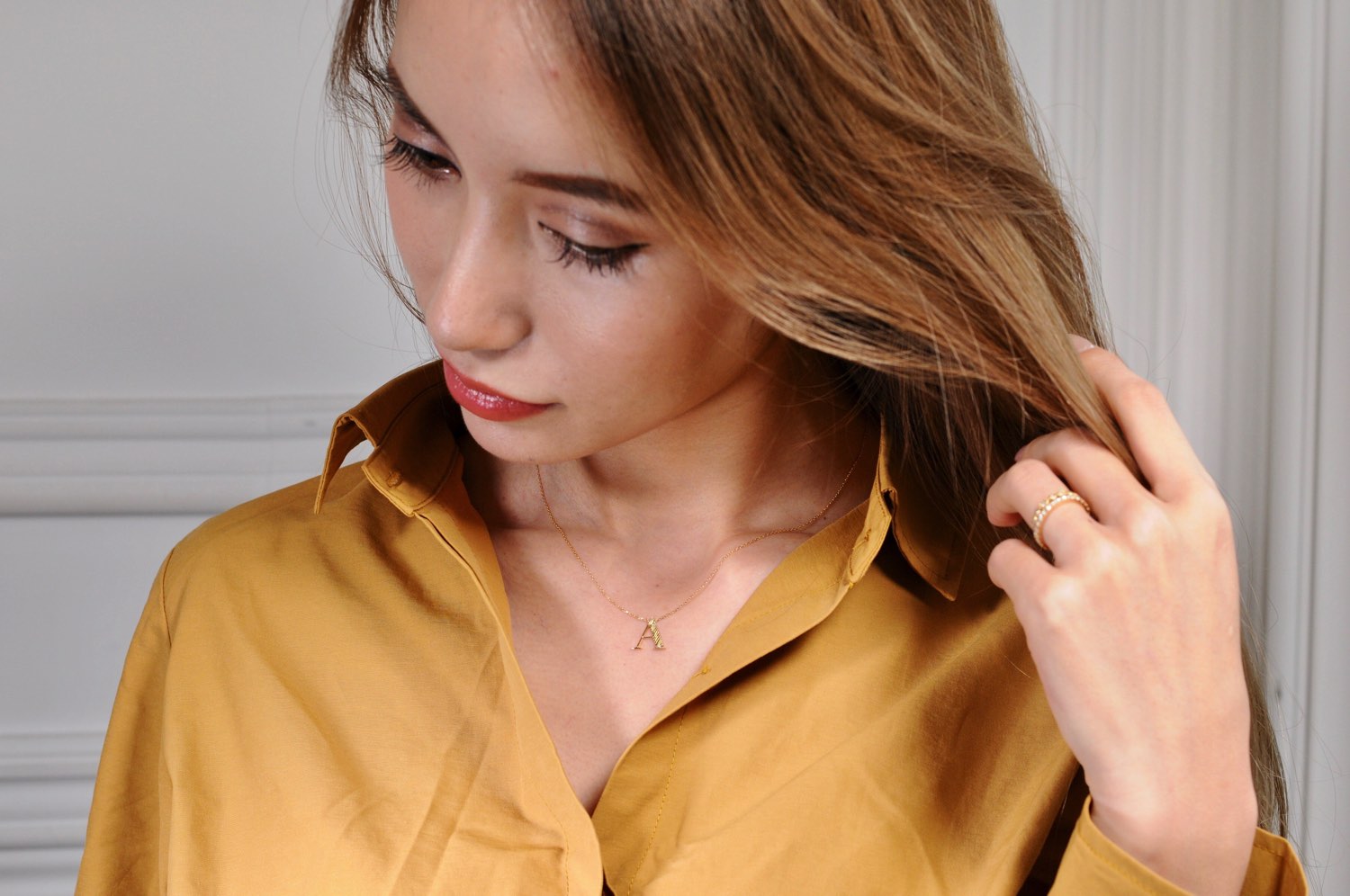 レデッサンドゥデュー 960 ポップ アート イニシャル ネックレス 18金,les desseins de DIEU Pop Art Initial Necklace K18