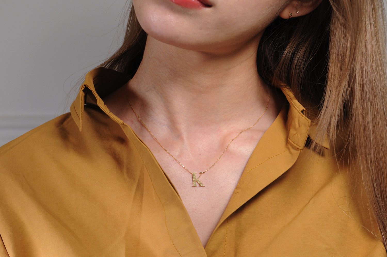 レデッサンドゥデュー 960 ポップ アート イニシャル ネックレス 18金,les desseins de DIEU Pop Art Initial Necklace K18