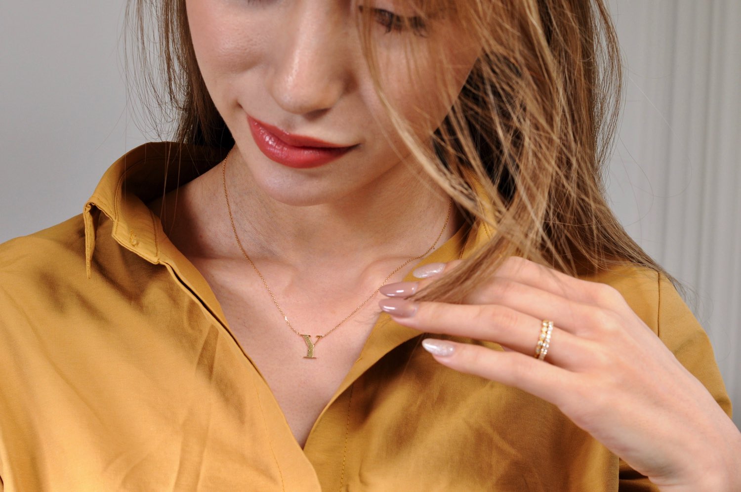 レデッサンドゥデュー 960 ポップ アート イニシャル ネックレス 18金,les desseins de DIEU Pop Art Initial Necklace K18