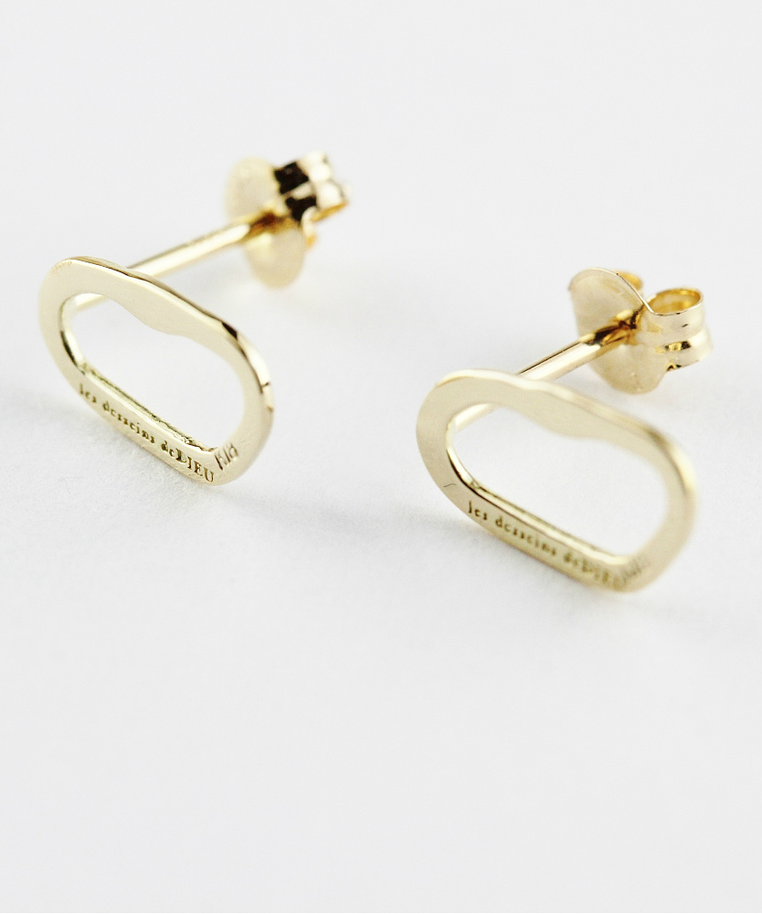 レデッサンドゥデュー 962 アブストラクト スタッド ピアス 18金,les desseins de DIEU Abstract Stud Earrings K18