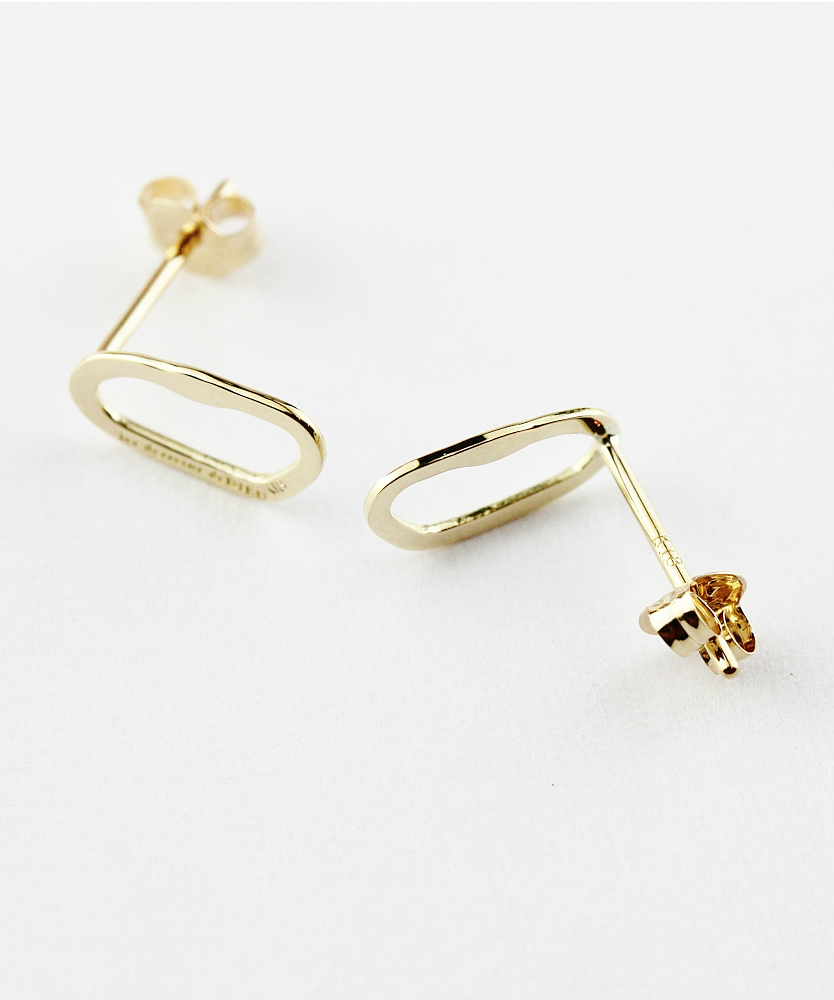 レデッサンドゥデュー 962 アブストラクト スタッド ピアス 18金,les desseins de DIEU Abstract Stud Earrings K18