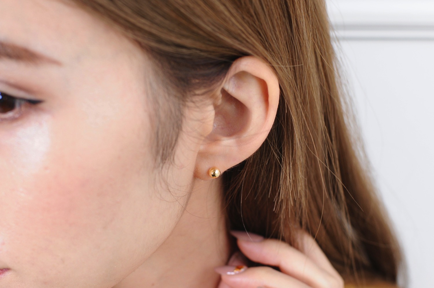 レデッサンドゥデュー 966 ゴールド ビッツ スタッド ピアス 18金,les desseins de dieu Gold Bits L Stud Earrings K18