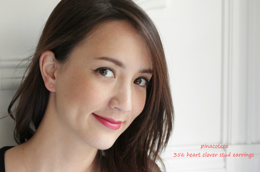 pinacoteca 356 Heart Clover Stud Earrings ピナコテーカ ハート クローバー スタッド ピアス