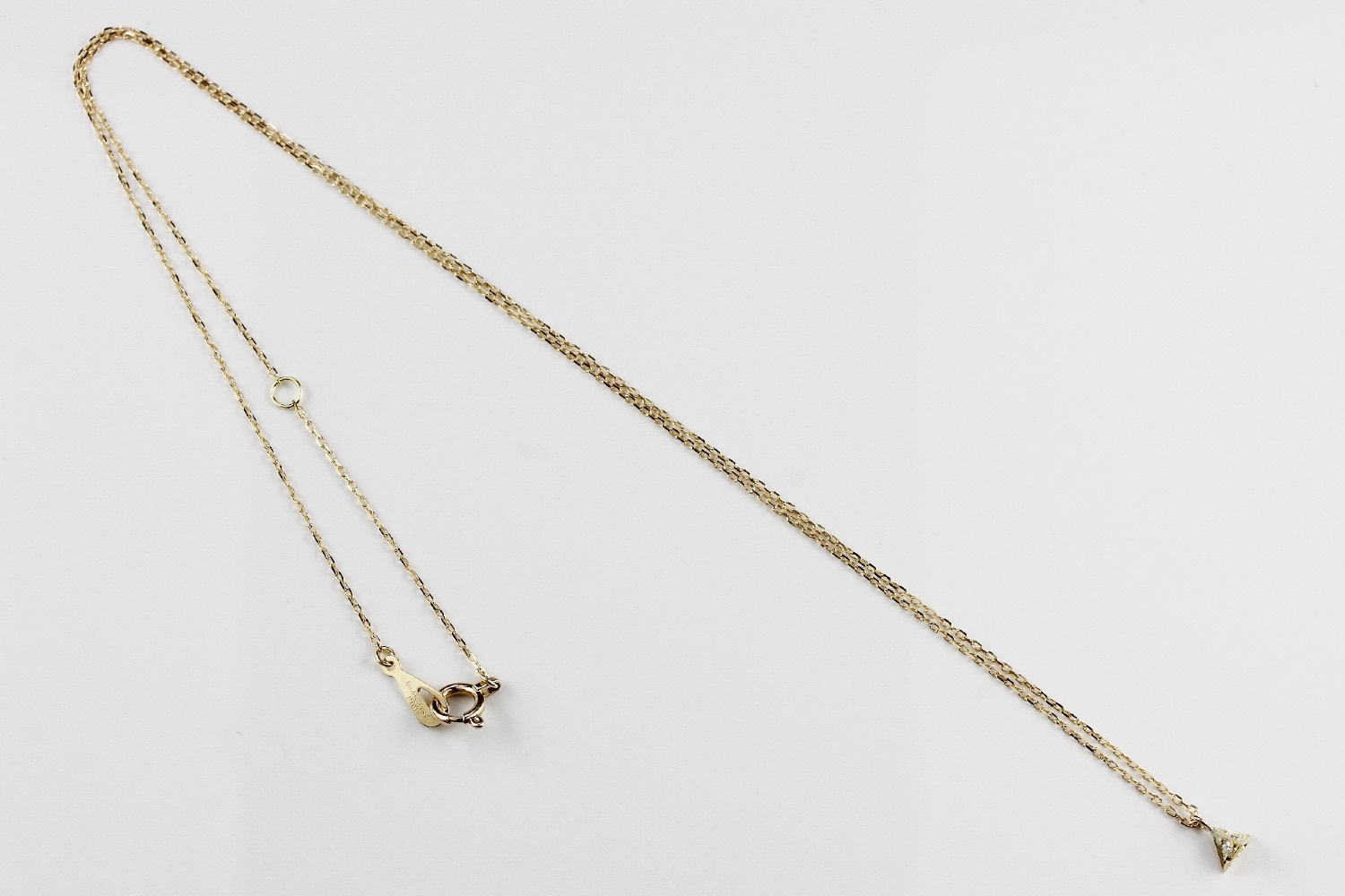 ピナコテーカ 383 ピラミッド ダイヤモンド 華奢ネックレス 18金,pinacoteca Pyramid Diamond Necklace K18