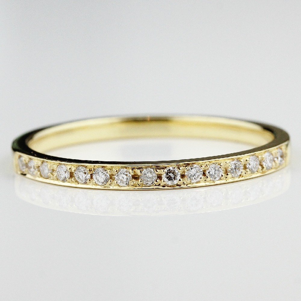 ピナコテーカ 440 ハーフエタニティ ダイヤモンド 華奢リング 18金,pinacoteca Half Eternity Diamond Ring K18