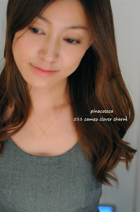 pinacoteca 511 Cameo Clover Charm カメオ クローバー チャーム ピナコテーカ