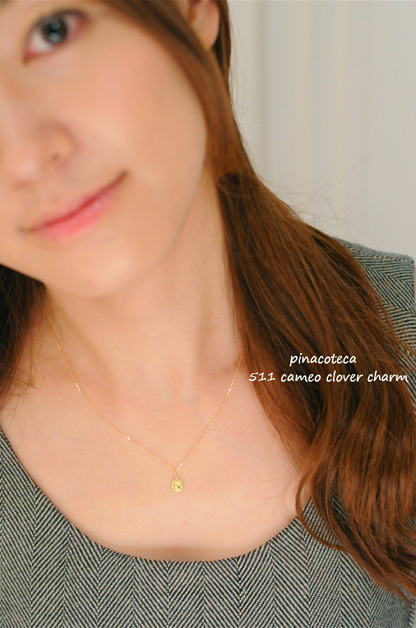 pinacoteca 511 Cameo Clover Charm カメオ クローバー チャーム ピナコテーカ
