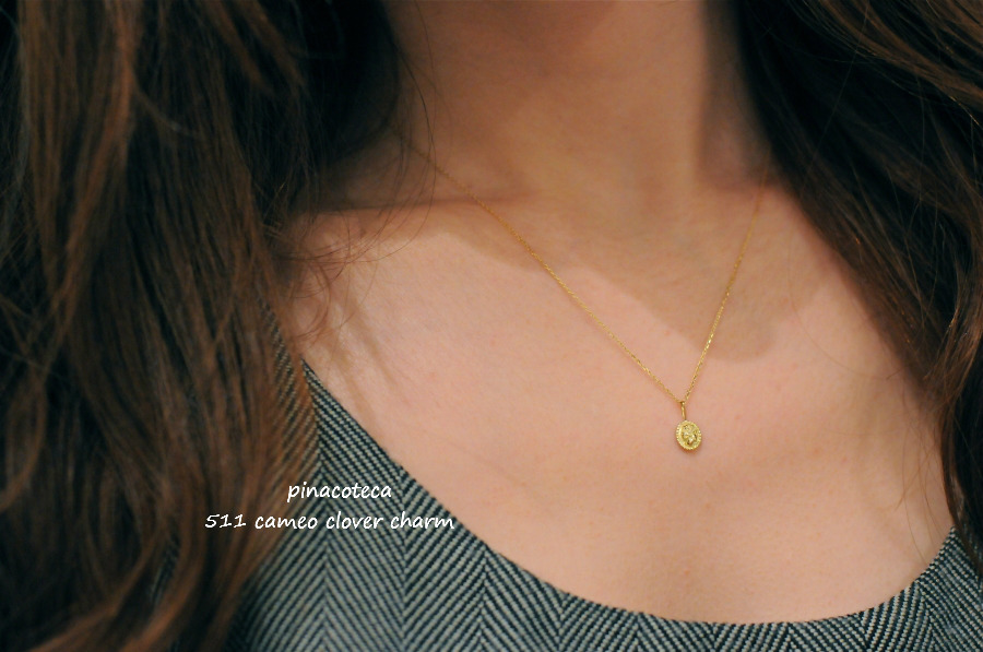 pinacoteca 511 Cameo Clover Charm カメオ クローバー チャーム ピナコテーカ