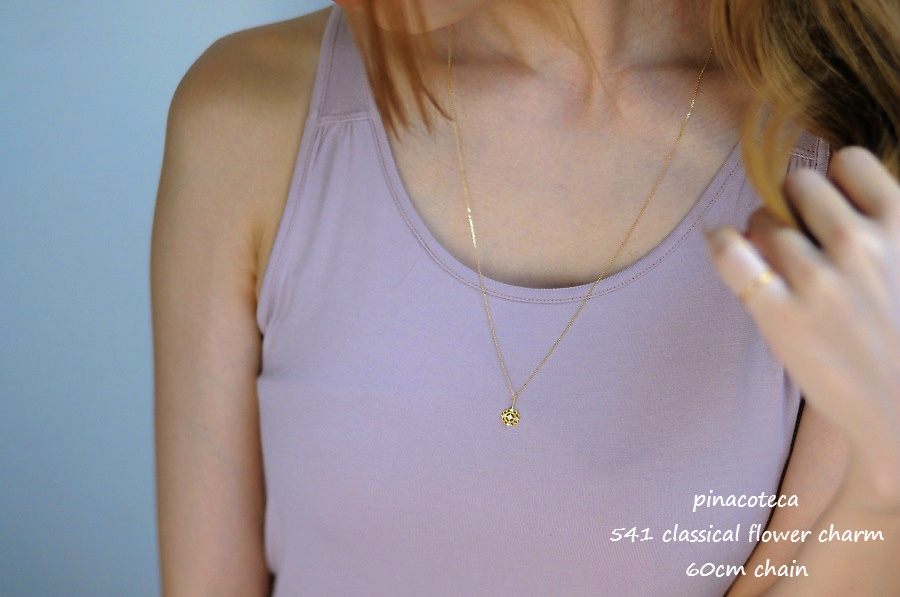 ピナコテーカ 541 クラシカル フラワー ダイヤモンド チャーム 18金,pinacoteca Classical Flower Diamond Charm K18