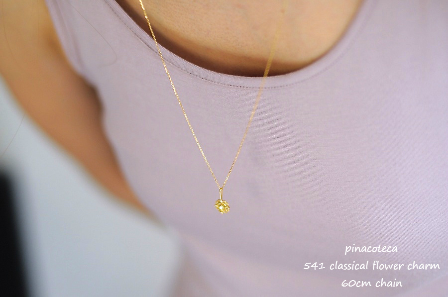 ピナコテーカ 541 クラシカル フラワー ダイヤモンド チャーム 18金,pinacoteca Classical Flower Diamond Charm K18