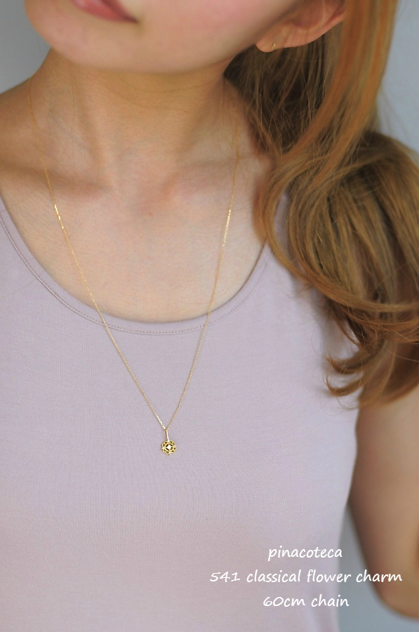 ピナコテーカ 541 クラシカル フラワー ダイヤモンド チャーム 18金,pinacoteca Classical Flower Diamond Charm K18