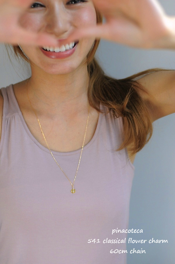 ピナコテーカ 541 クラシカル フラワー ダイヤモンド チャーム 18金,pinacoteca Classical Flower Diamond Charm K18