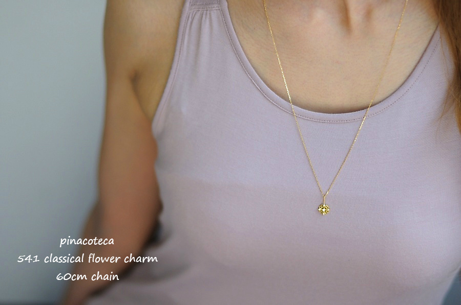 ピナコテーカ 541 クラシカル フラワー ダイヤモンド チャーム 18金,pinacoteca Classical Flower Diamond Charm K18