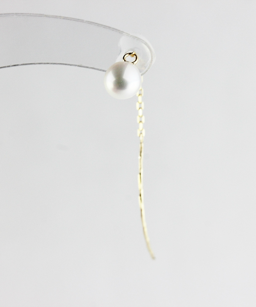 ピナコテーカ 659 ドロップ パール M スタッド アメリカン 華奢ピアス 18金,pinacoteca Drop Pearl Stud American Earrings K18