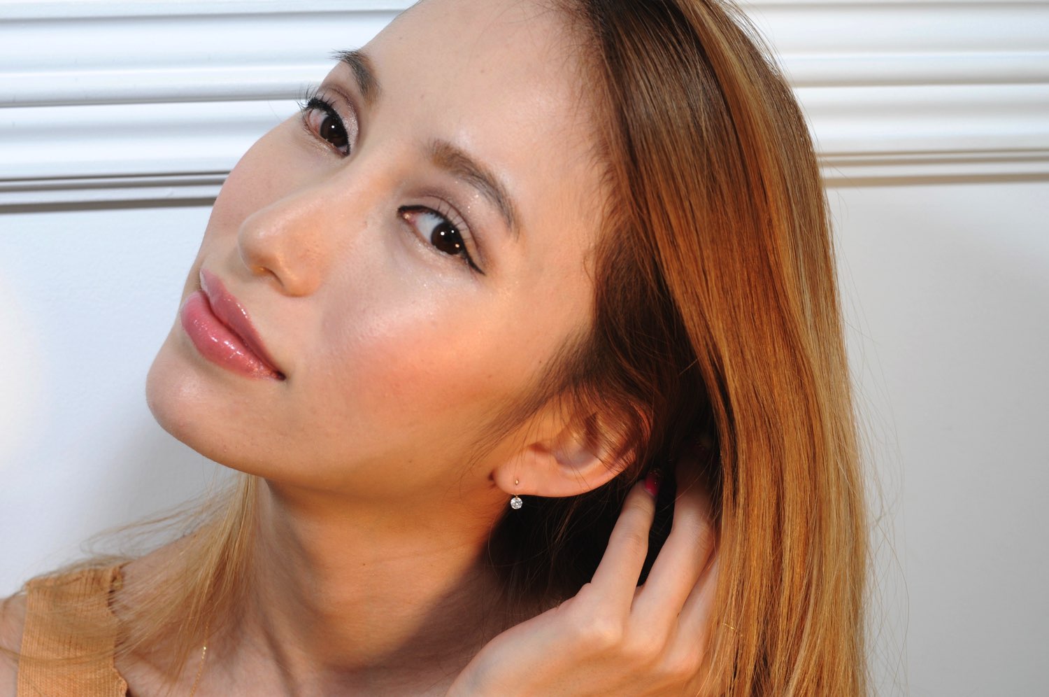 ピナコテーカ 686 ミニ ビッツ バックキャッチ 華奢ピアス 18金,pinacoteca Mini Gold Bits Stud Earrings K18