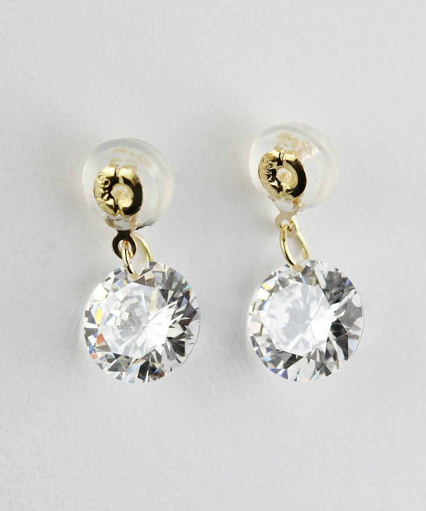 ピナコテーカ 689 バックキャッチ キュービックジルコニア ピアスキャッチ 7ミリ 18金,pinacoteca Cubic Zirconia Earrings Catch K18