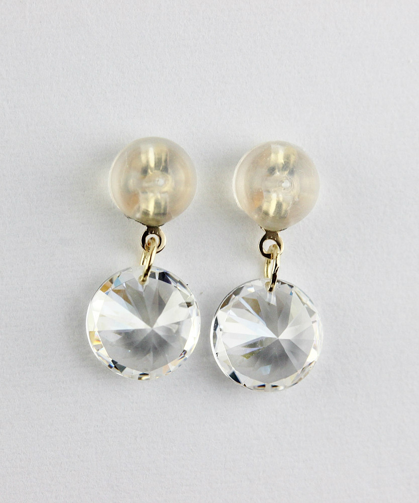 ピナコテーカ 689 バックキャッチ キュービックジルコニア ピアスキャッチ 7ミリ 18金,pinacoteca Cubic Zirconia Earrings Catch K18