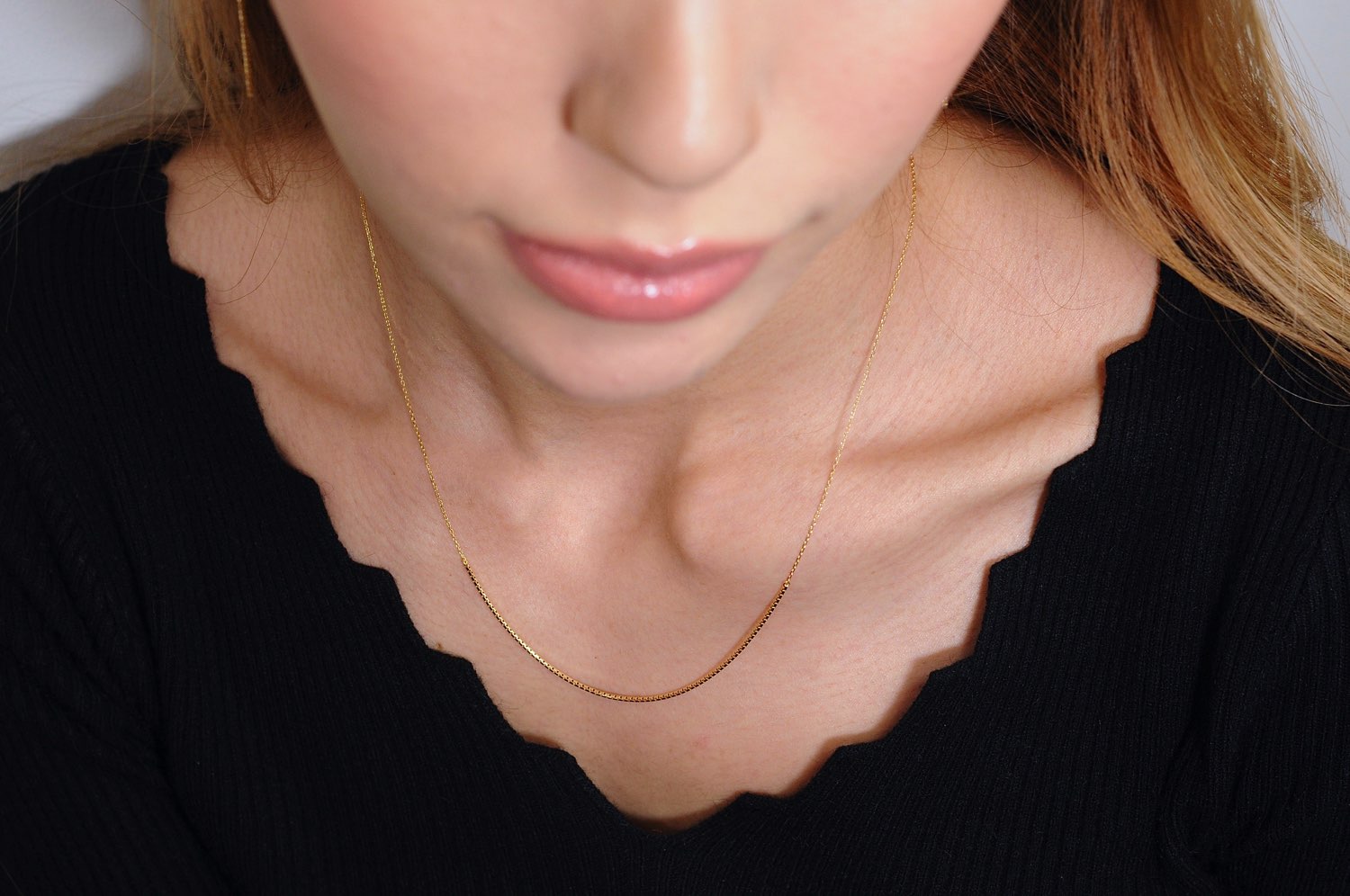 ピナコテーカ 692 エレガント ライン ベネチアン コンビ 華奢ネックレス 18金,pinacoteca Elegant Line Venetian Chain Necklace K18