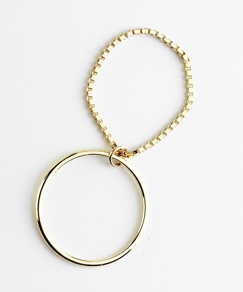 ピナコテーカ 696 ライン ベネチアン チェーン コンビ 華奢リング ピンキーリング 18金,pinacoteca Line Venetian Chain Combi Ring K18