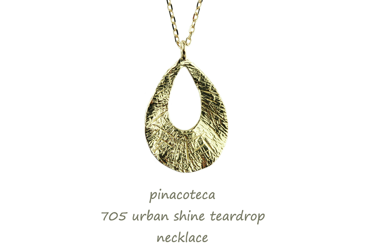 ピナコテーカ 705 アーバン シャイン ティアドロップ 華奢 ネックレス 18金,pinacoteca Urban Shine Teardrop Necklace K18