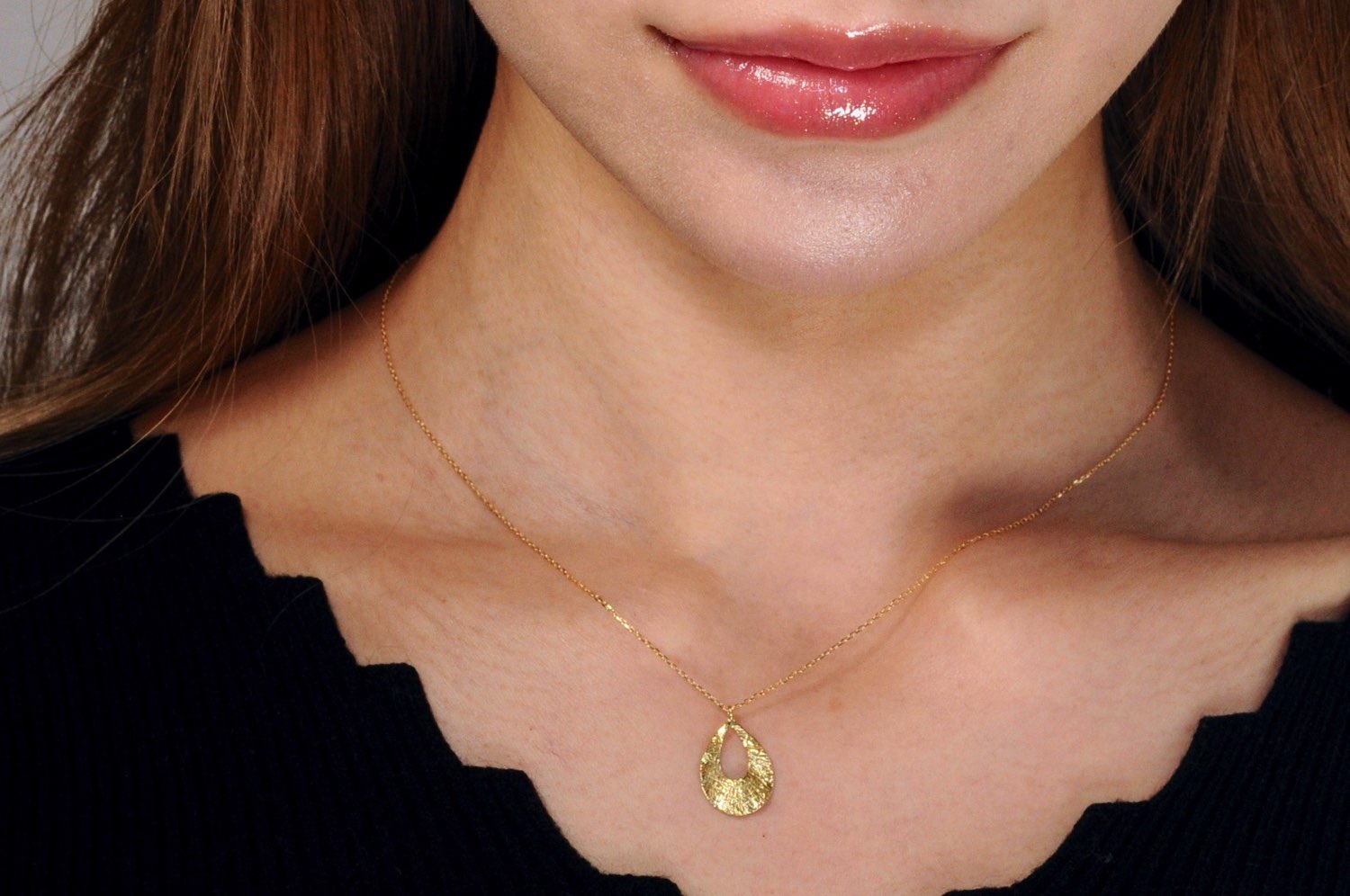 ピナコテーカ 705 アーバン シャイン ティアドロップ 華奢 ネックレス 18金,pinacoteca Urban Shine Teardrop Necklace K18