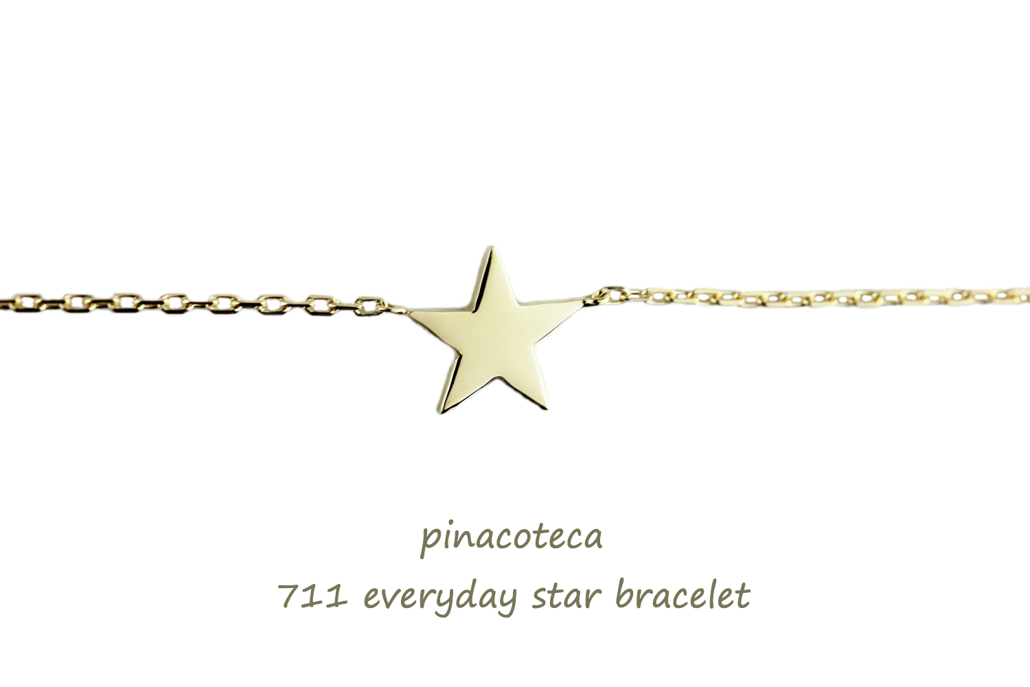 ピナコテーカ 711 エブリデイ スター 華奢 ブレスレット 18金,pinacoteca Everyday Star Bracelet K18