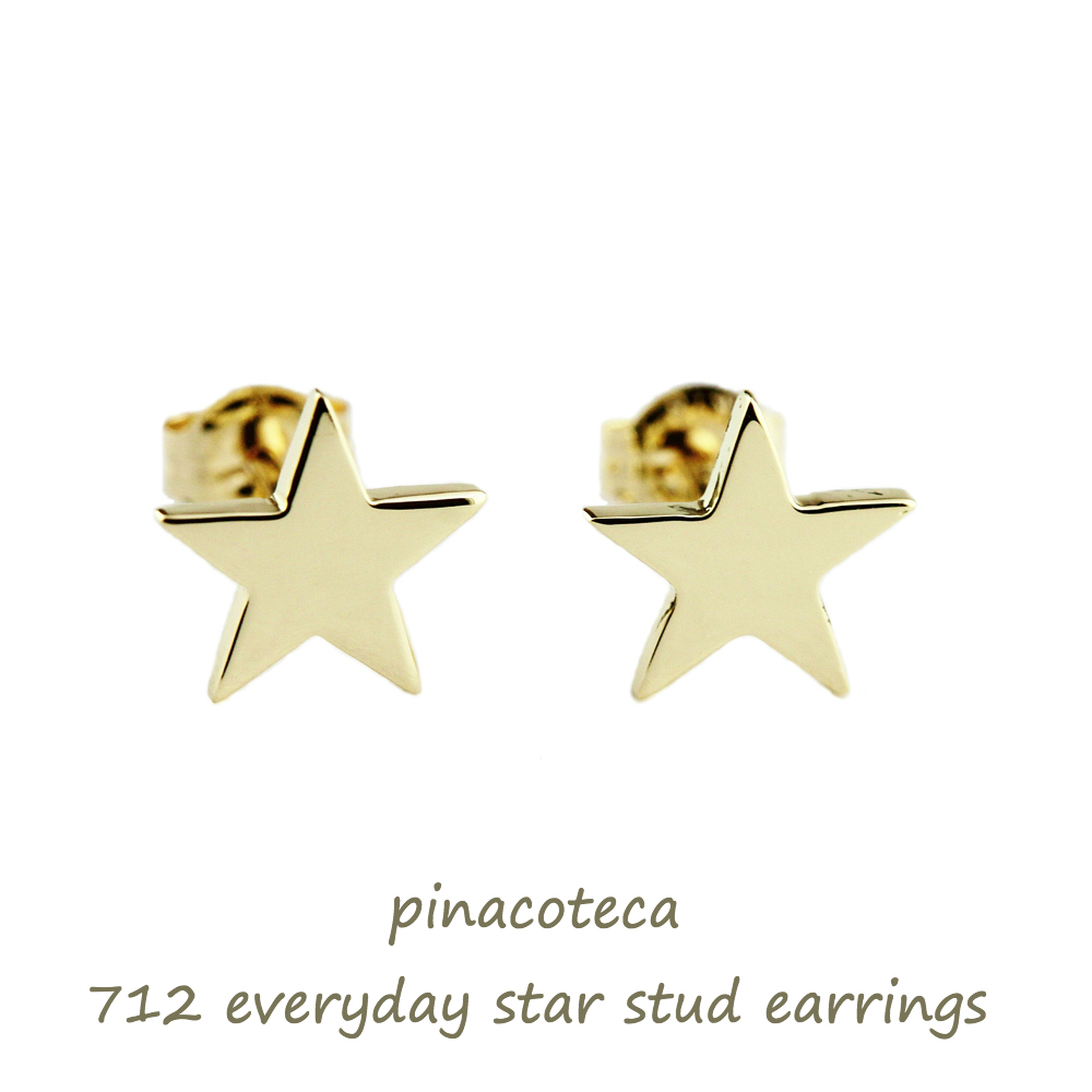 ピナコテーカ 712 エブリデイ スター スタッド ピアス 18金,pinacoteca Everyday Star Stud Earrings K18