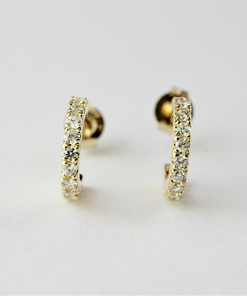 ピナコテーカ 716 ダズル ダイヤモンド フープピアス 18金,pinacoteca Dazzle Diamond Hoop Earrings K18