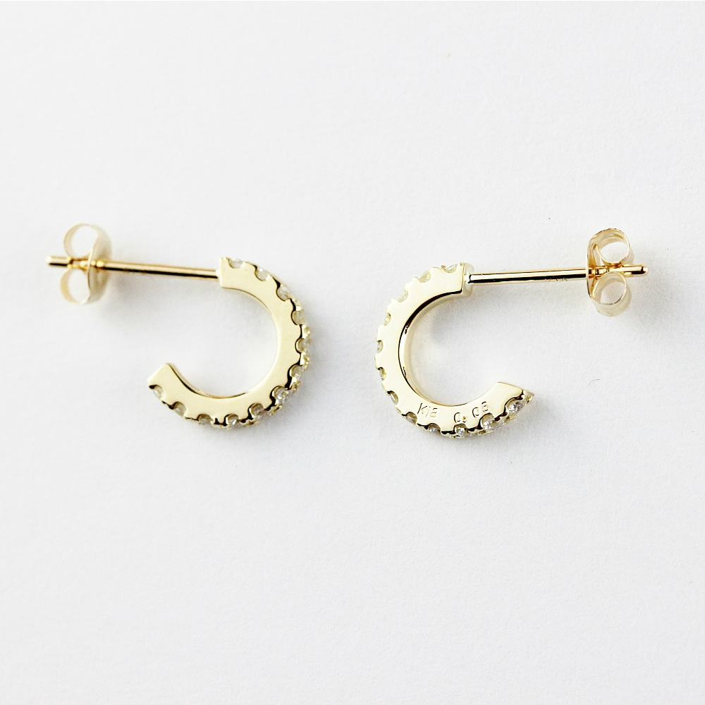 ピナコテーカ 716 ダズル ダイヤモンド フープピアス 18金,pinacoteca Dazzle Diamond Hoop Earrings K18