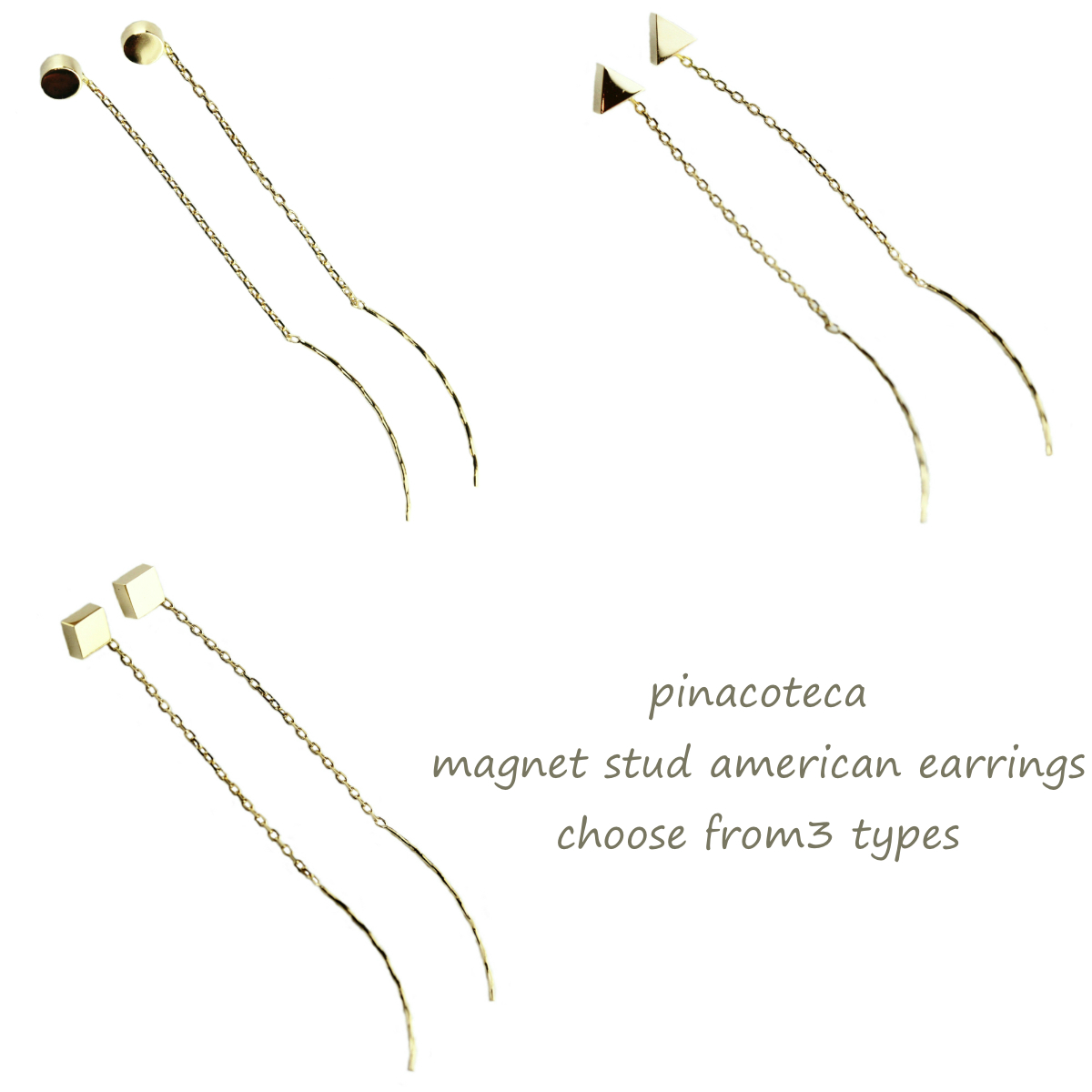 ピナコテーカ マグネット スタッド アメリカン ピアス 18金,pinacoteca Magnet Stud American Earrings K18