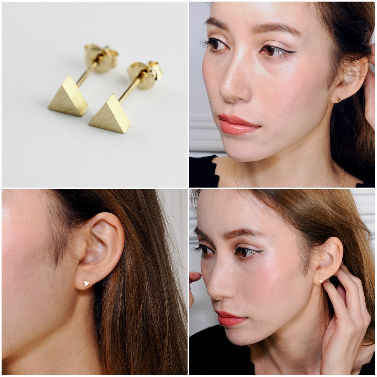 ピナコテーカ マグネット 華奢 スタッド ピアス 18金,pinacoteca Magnet Stud Earrings K18