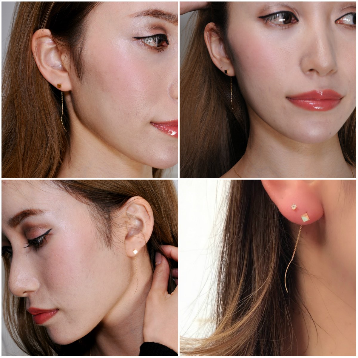 pinacoteca Magnet Stud American Earrings K18YG/ピナコテーカ