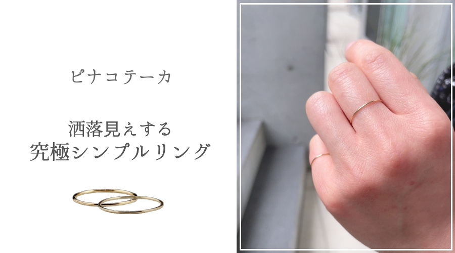 ピナコテーカ 極細 華奢リング エクストリーム シンプル 指輪 ピンキーリング 18金,pinacoteca Extreme Simple Ring K18